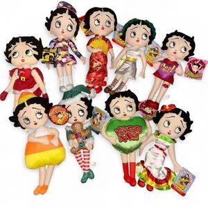 Betty Boop 9pc Dolls
